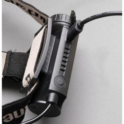 Brennenstuhl Akku LED Kopflampe LuxPremium/Stirnlampe LED mit austauschbarem Akku und Rotlicht schwarz - Wildnissport - Wildnissport