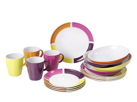 Brunner Spectrum Flame Geschirrset (16 - teilig) - Brunner - Wildnissport