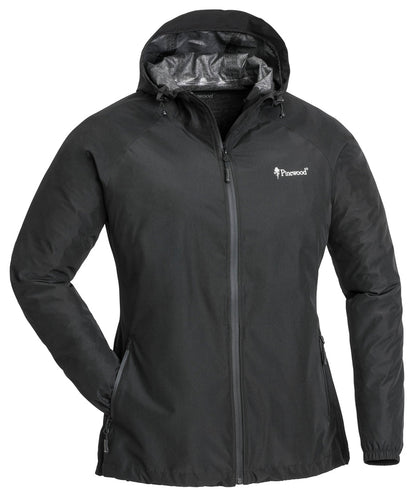 Caribou Ultra Lite Damen Jacke 2XL Schwarz Regenjacke - Pinewood - Wildnissport