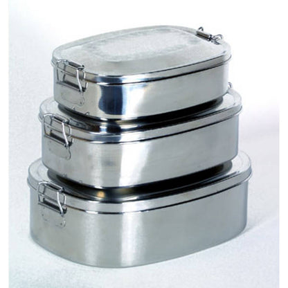 Edelstahl 'Proviantdose' mittel 0,75 L - Basic Nature - Wildnissport