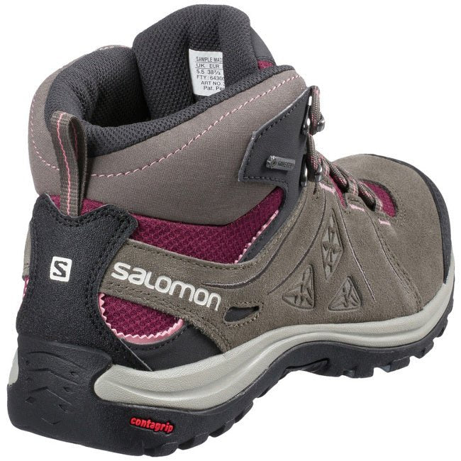 Ellipse 2 Mid LTR GTX Women 36,5 Bordeaux/Swamp/Dusty Pink - Salomon - Wildnissport