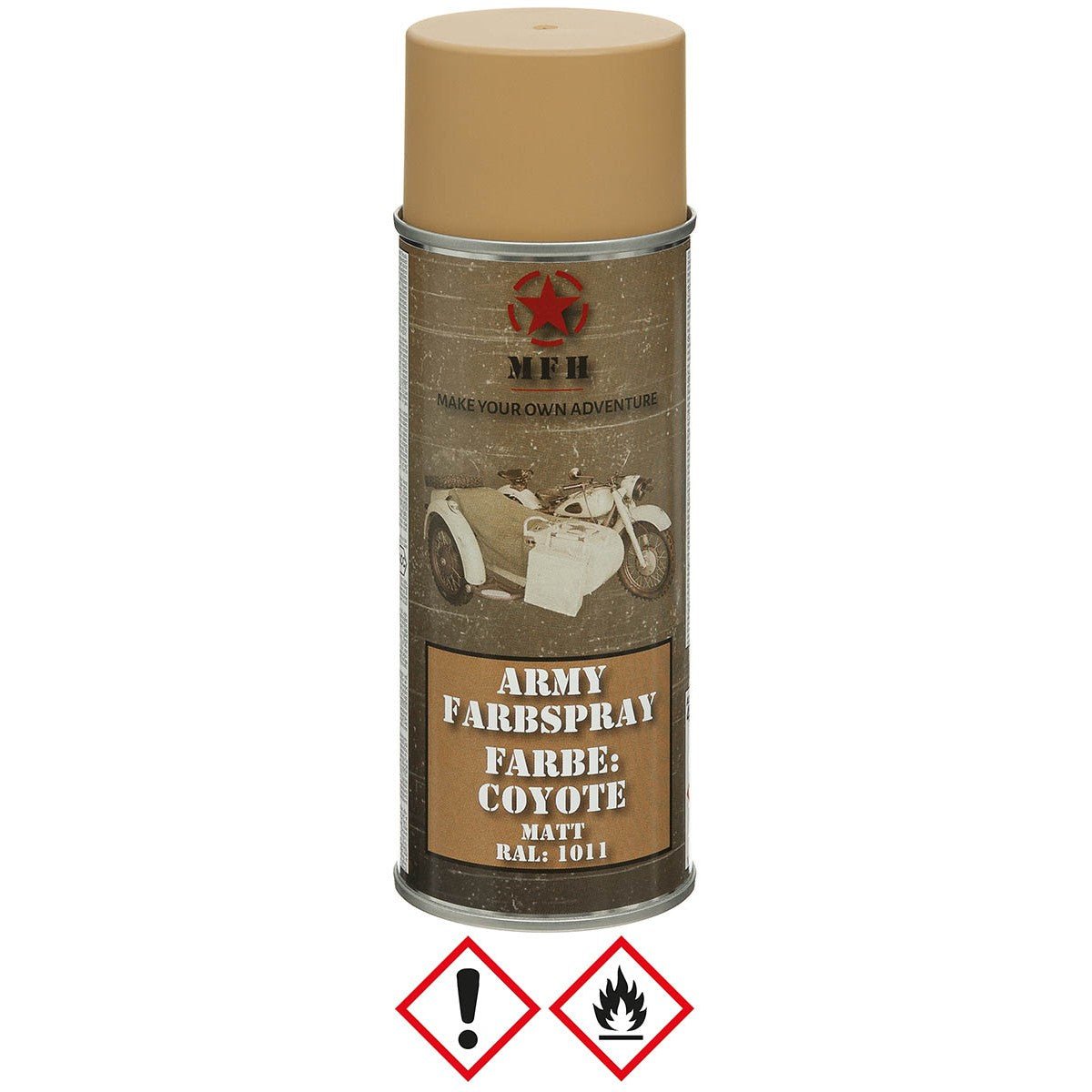 Farbspray Army 400ml Coyote matt - MFH - Wildnissport