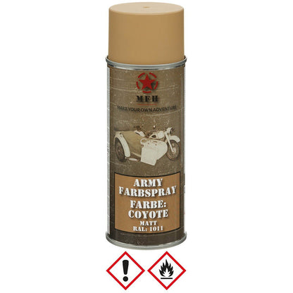 Farbspray Army 400ml Coyote matt - MFH - Wildnissport