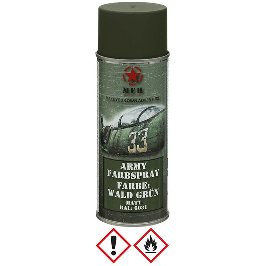 Farbspray Army 400ml Waldgrün matt - MFH - Wildnissport