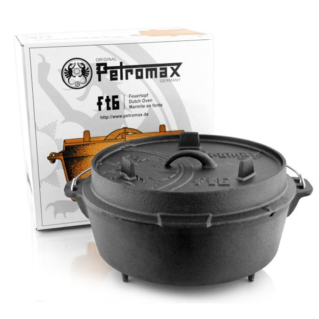 Feuertopf Dutch Oven T4,5 planer Boden - Petromax - Wildnissport