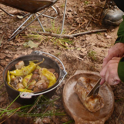 Feuertopf Dutch Oven T4,5 planer Boden - Petromax - Wildnissport