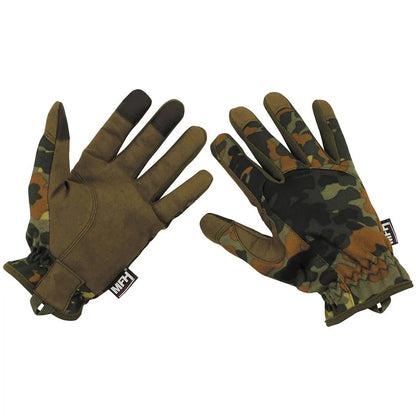 Fingerhandschuhe Lightweight Flecktarn - XL Handschuhe - MFH - Wildnissport