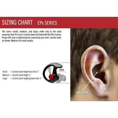 Gehörschutz EP7 Sonic Defender Ultra klar - L - Surefire - Wildnissport
