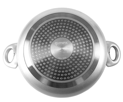 Gimex Camping Kochtopfset 9 - tlg. 22cm Alu Silver Line - Gimex - Wildnissport