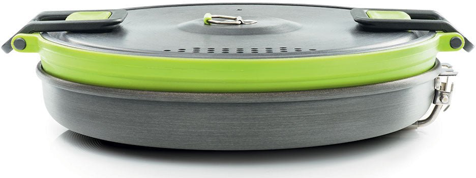 GSI Outdoors Escape HS Set Topf + Pfanne, grün - GSI - Wildnissport