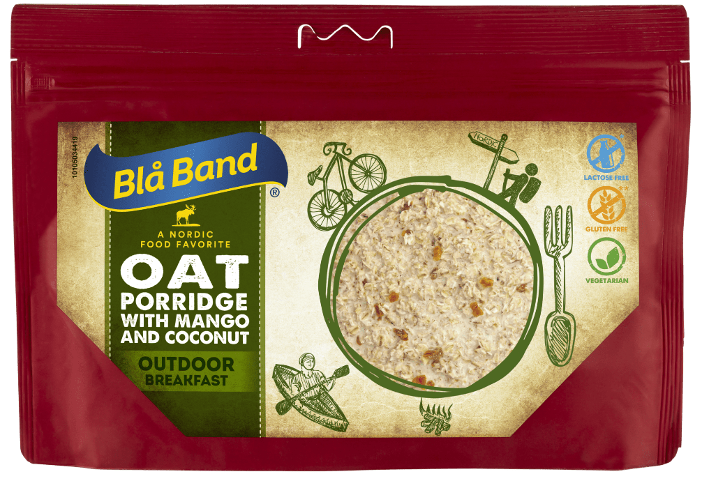 Haferbrei mit Kokos und Mango Trekkingnahrung - Blå Band - Wildnissport