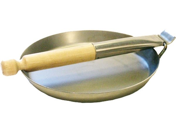 Jägerpfanne XL mit Klappgriff Holz - Stabilotherm - Wildnissport