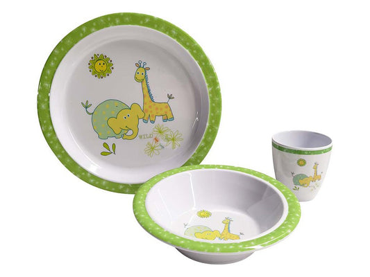 Kindergeschirrset Wildlife 3 - tlg. - Gimex - Wildnissport