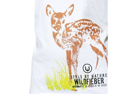 Kittina Damen - T-Shirt Weiß - S - Wildfieber - Wildnissport