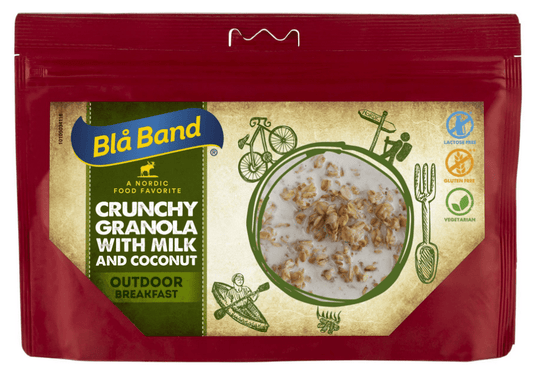 Knuspriges Müsli mit Milch und Kokos Trekkingnahrung - Blå Band - Wildnissport