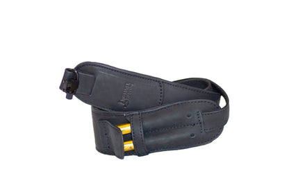 Leder Gewehrriemen mit Neopren - Mjoelner Hunting - Wildnissport