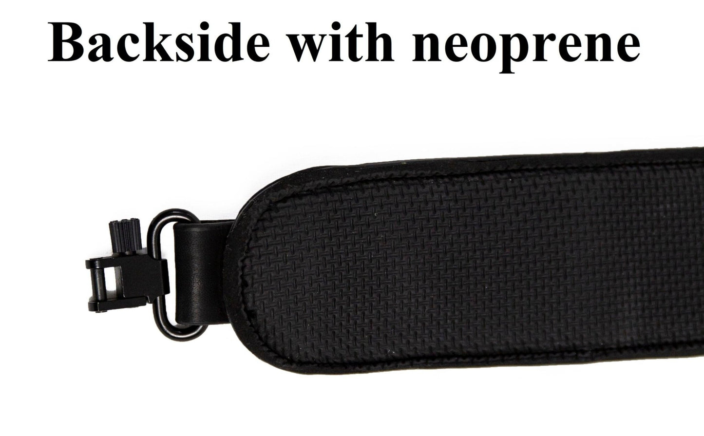 Leder Gewehrriemen mit Neopren - Mjoelner Hunting - Wildnissport