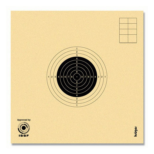 Luftgewehr - Scheibe, 1000 Stück fortlaufend nummeriert - Krüger - Wildnissport