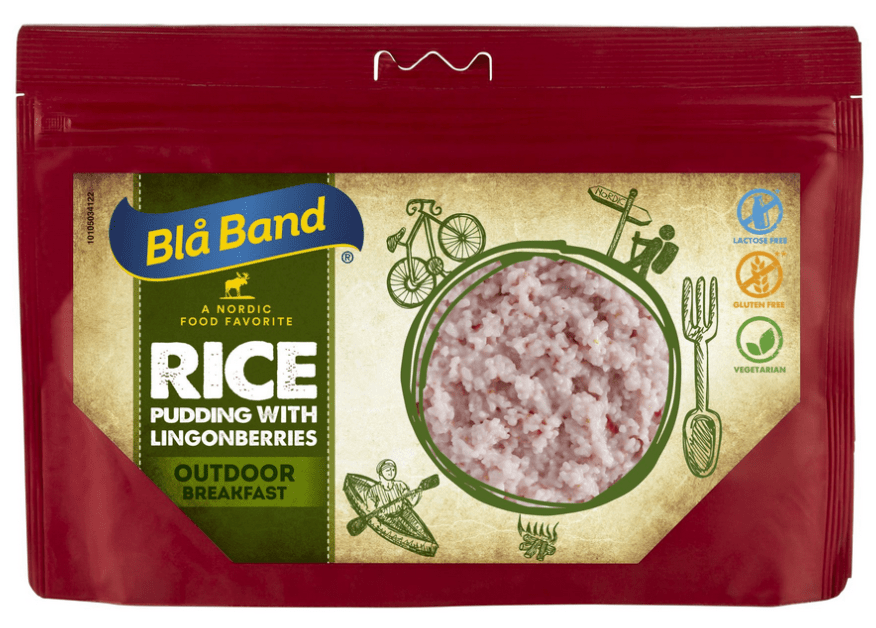 Milchreis mit Preiselbeeren Trekkingmahlzeit - Blå Band - Wildnissport