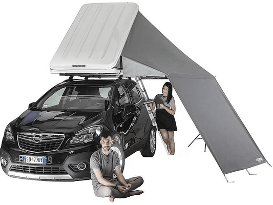 MOERVA AirPass Sonnensegel für Dachzelt Grau (200x150) - AutoHome - Wildnissport