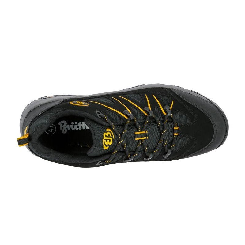 Mount Hunter Low schwarz/gelb 46 Wanderschuhe - Brütting - Wildnissport