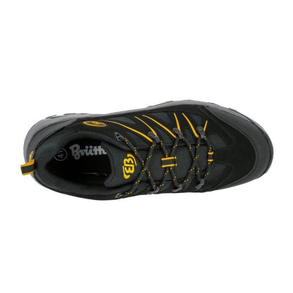 Mount Hunter Low schwarz/gelb 46 Wanderschuhe - Brütting - Wildnissport