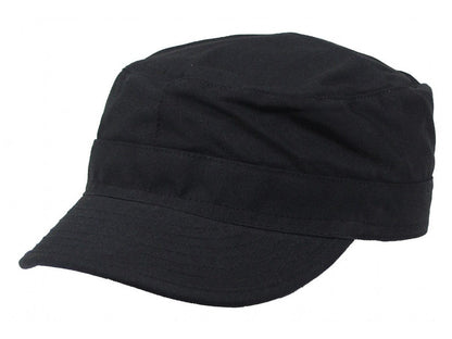 Mütze US BDU Feldmütze, Rip Stop Schwarz/Black - S - MFH - Wildnissport