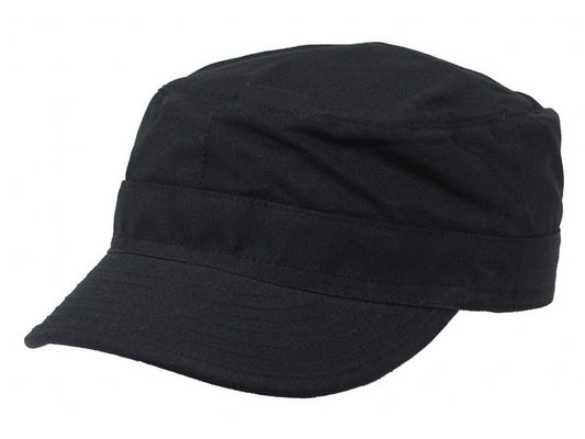 Mütze US BDU Feldmütze, Rip Stop Schwarz/Black - S - MFH - Wildnissport