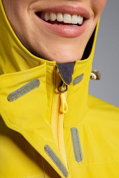 Neta Coat Women 38 bright yellow Regenmantel - TATONKA - Wildnissport
