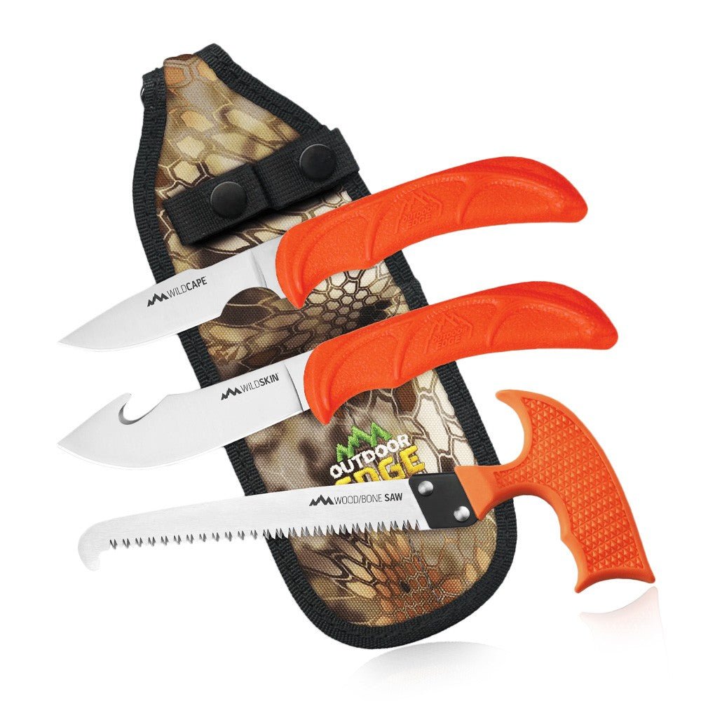 Outdoor Edge Wildguide Field Dressing Kit Messerset - Outdoor Edge - Wildnissport