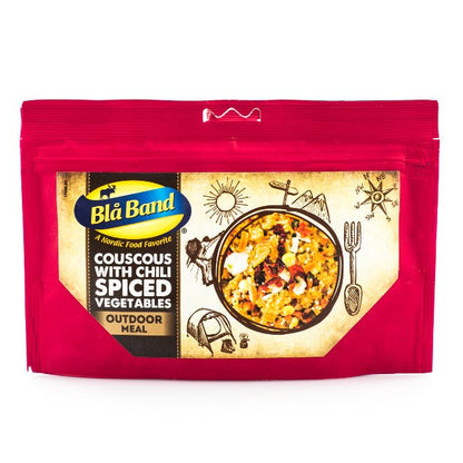 Outdoor Meal Couscous mit Chili gewürztem Gemüse Trekkingmahlzeit - Blå Band - Wildnissport