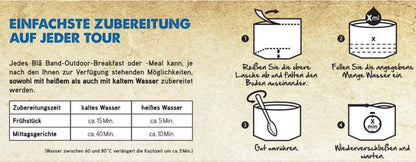 Outdoor Meal Indian Chicken Stew Trekkingmahlzeit - Blå Band - Wildnissport