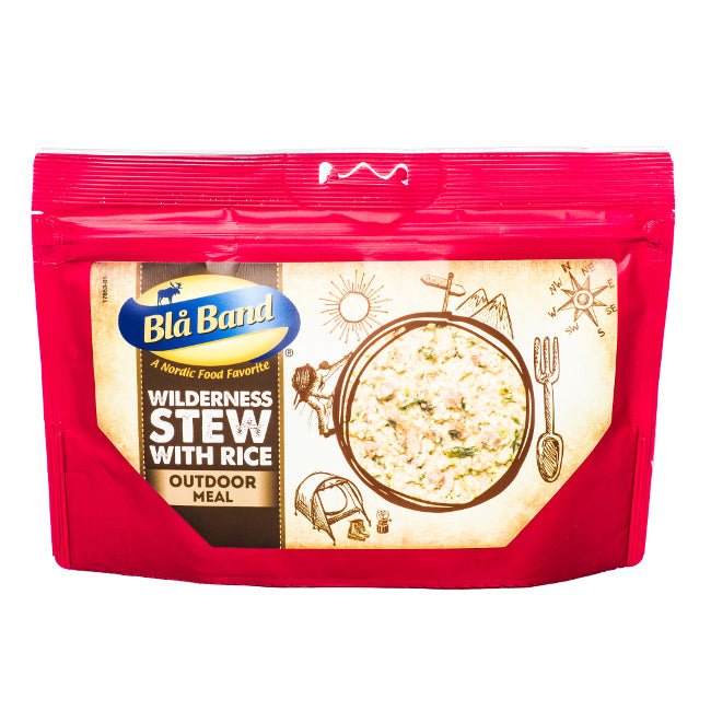 Outdoor Meal Wildeintopf mit Reis Trekkingmahlzeit - Blå Band - Wildnissport