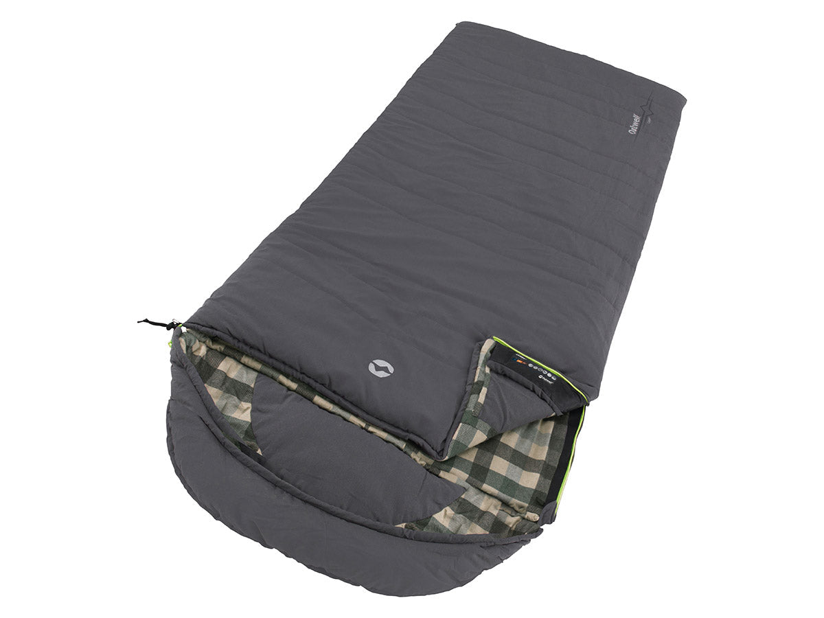 Outwell Camper Schlafsack, grau, Einheitsgröße rechts - Outwell - Wildnissport