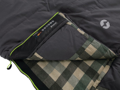 Outwell Camper Schlafsack, grau, Einheitsgröße rechts - Outwell - Wildnissport