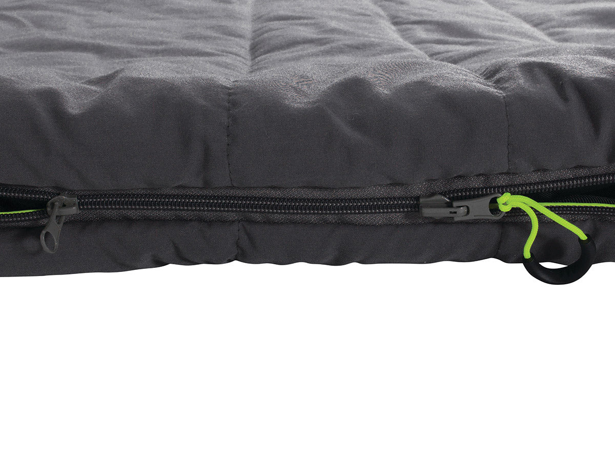 Outwell Camper Schlafsack, grau, Einheitsgröße rechts - Outwell - Wildnissport