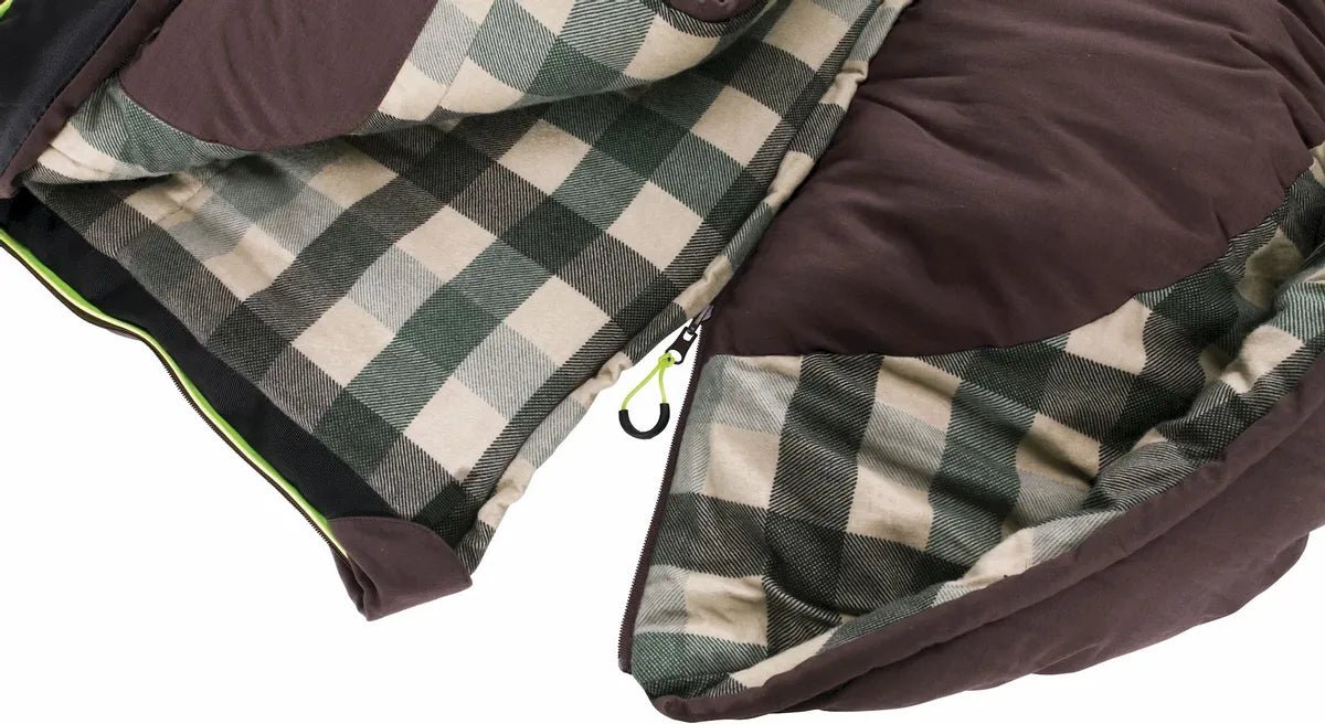 Outwell Camper Supreme Schlafsack, rotbraun, Einheitsgröße links - Outwell - Wildnissport