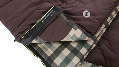 Outwell Camper Supreme Schlafsack, rotbraun, Einheitsgröße links - Outwell - Wildnissport