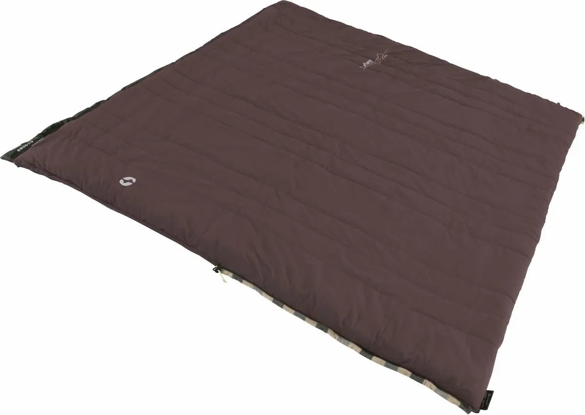 Outwell Camper Supreme Schlafsack, rotbraun, Einheitsgröße links - Outwell - Wildnissport