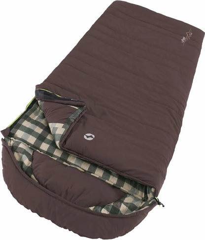 Outwell Camper Supreme Schlafsack, rotbraun, Einheitsgröße links - Outwell - Wildnissport