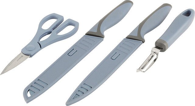 Outwell Chena Messerset 4-tlg. blau - Outwell - Wildnissport