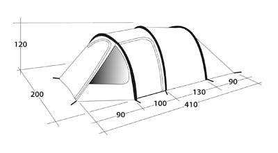 Outwell Earth 3 Tunnelzelt - Outwell - Wildnissport