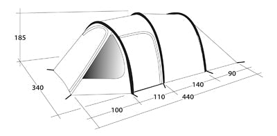 Outwell Earth 5 Tunnelzelt - Outwell - Wildnissport