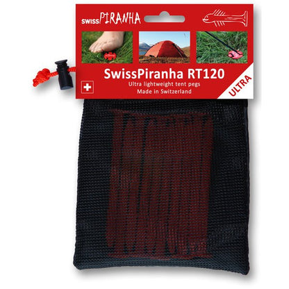 Pegs RT120 (Set mit Tasche 10Stk.) Zeltheringe - SwissPiranha - Wildnissport