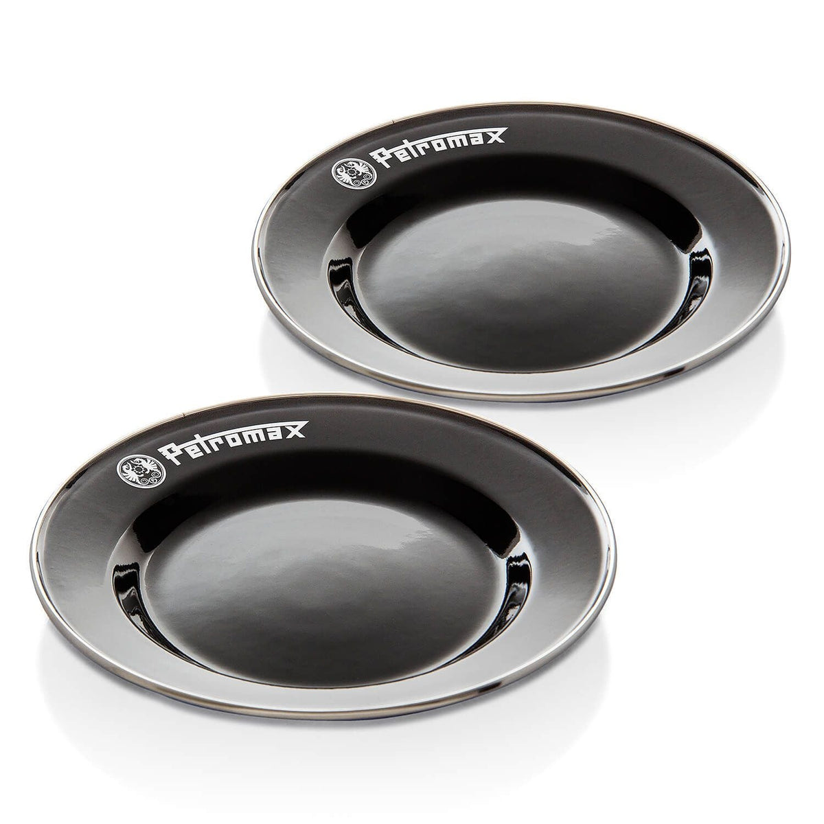 Petromax Emaille Teller schwarz (2 Stück im Set) - Wildnissport - Wildnissport