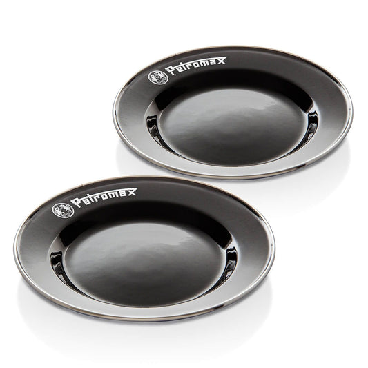 Petromax Emaille Teller schwarz (2 Stück im Set) - Wildnissport - Wildnissport