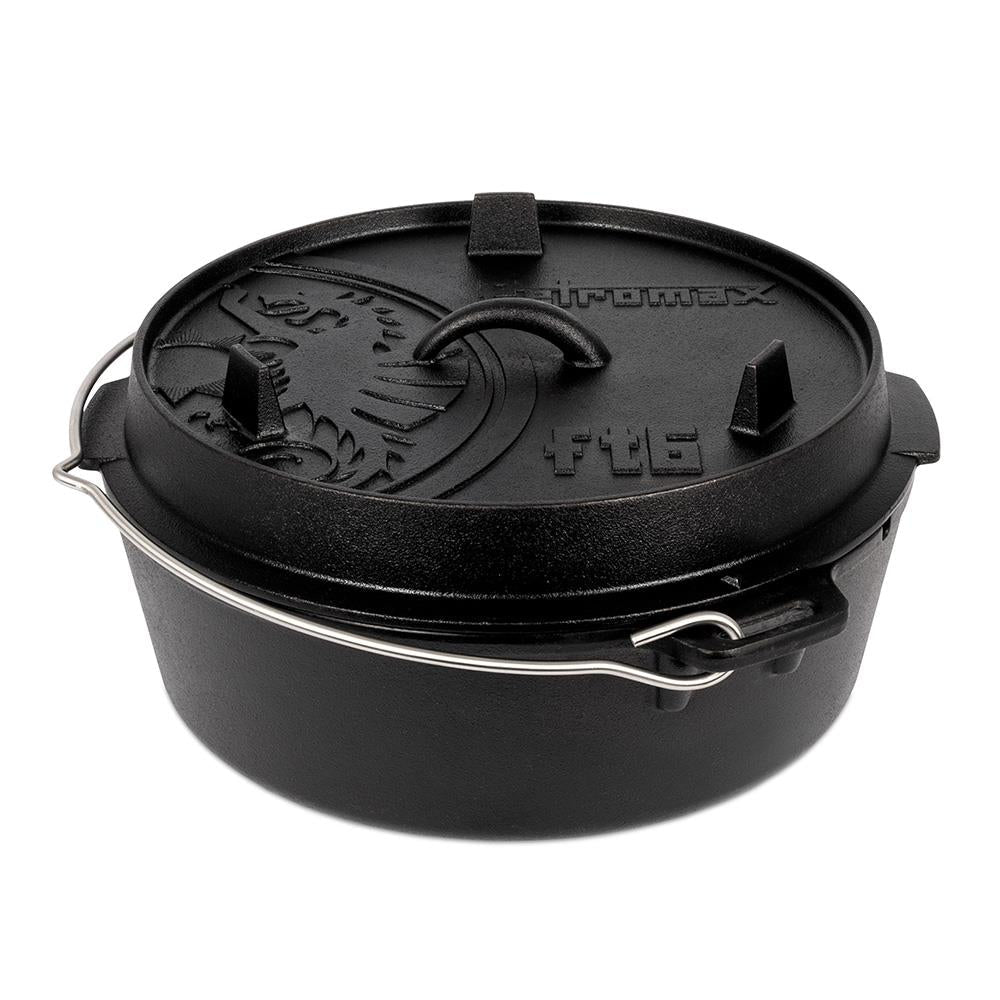 Petromax Feuertopf FT6 (Dutch Oven) 5,5 L planer Boden - Wildnissport - Wildnissport
