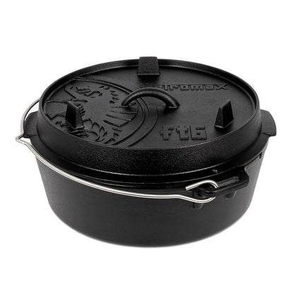 Petromax Feuertopf FT6 (Dutch Oven) 5,5 L planer Boden - Wildnissport - Wildnissport