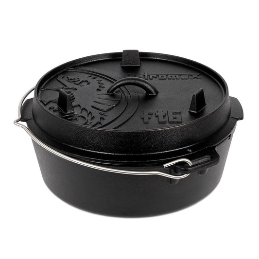 Petromax Feuertopf FT6 (Dutch Oven) 5,5 L planer Boden - Wildnissport - Wildnissport