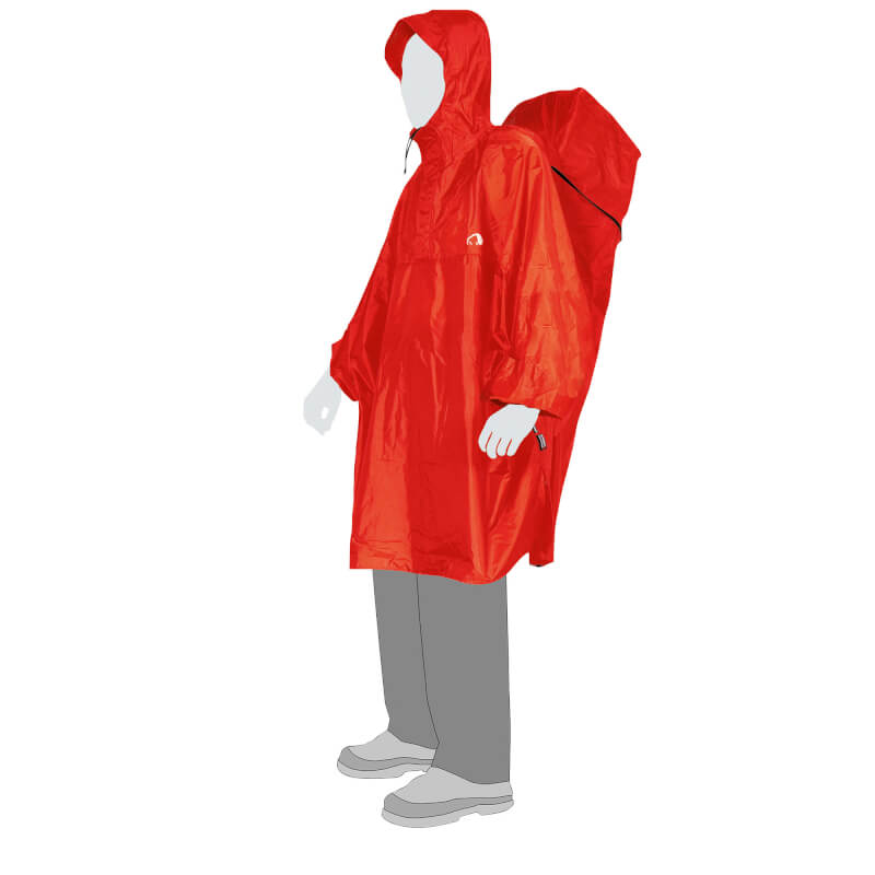Poncho 1 rot S / XS Regenponcho - TATONKA - Wildnissport